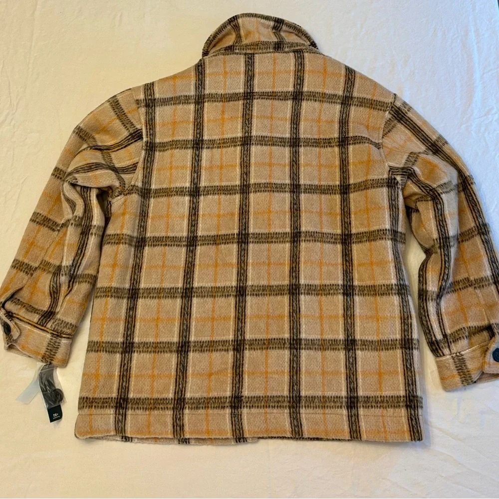 Sebby Tan and Black Plaid Blazer - NWT! - Picture 2 of 9